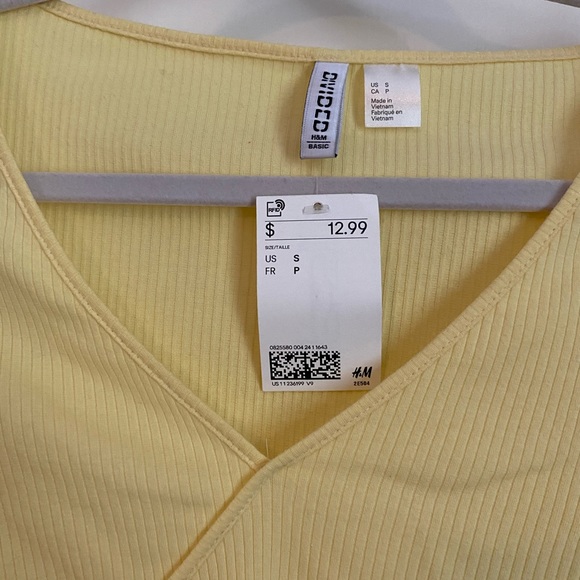 Yellow Ribbed Top - Picture 3 of 3